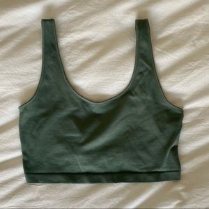NWOT Sage green bra/tank top, American Eagle